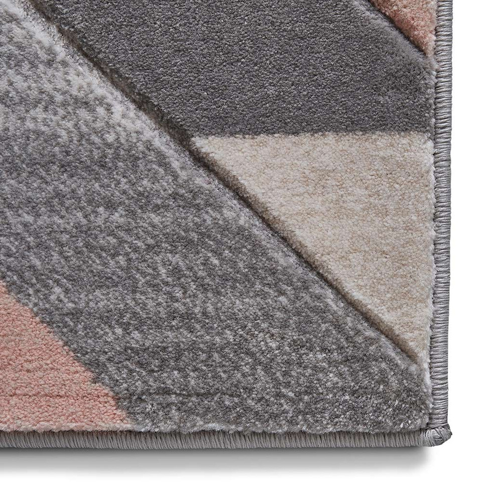Pembroke G2075 Geometric Grey Rose Rug