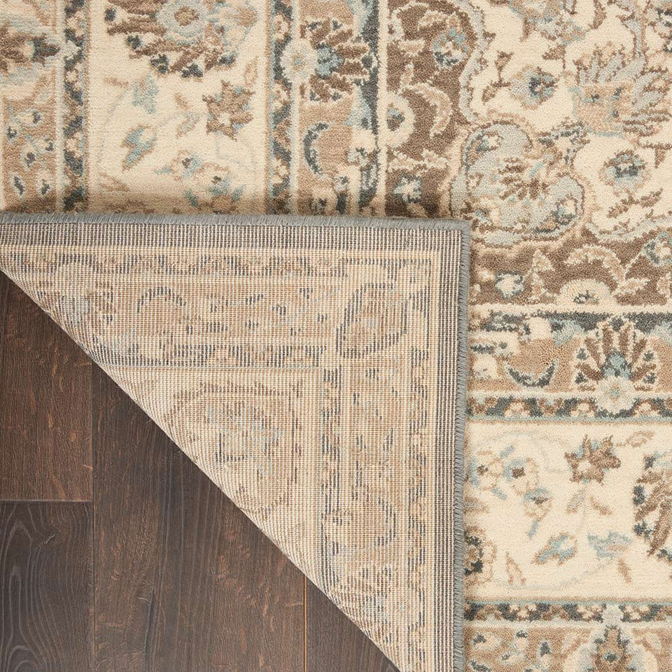 Living Treasures LI15 Grey Ivory Rug