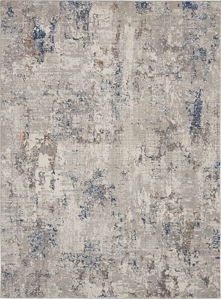 Kathy Ireland Royal Terrace KI42 White Blue Rug