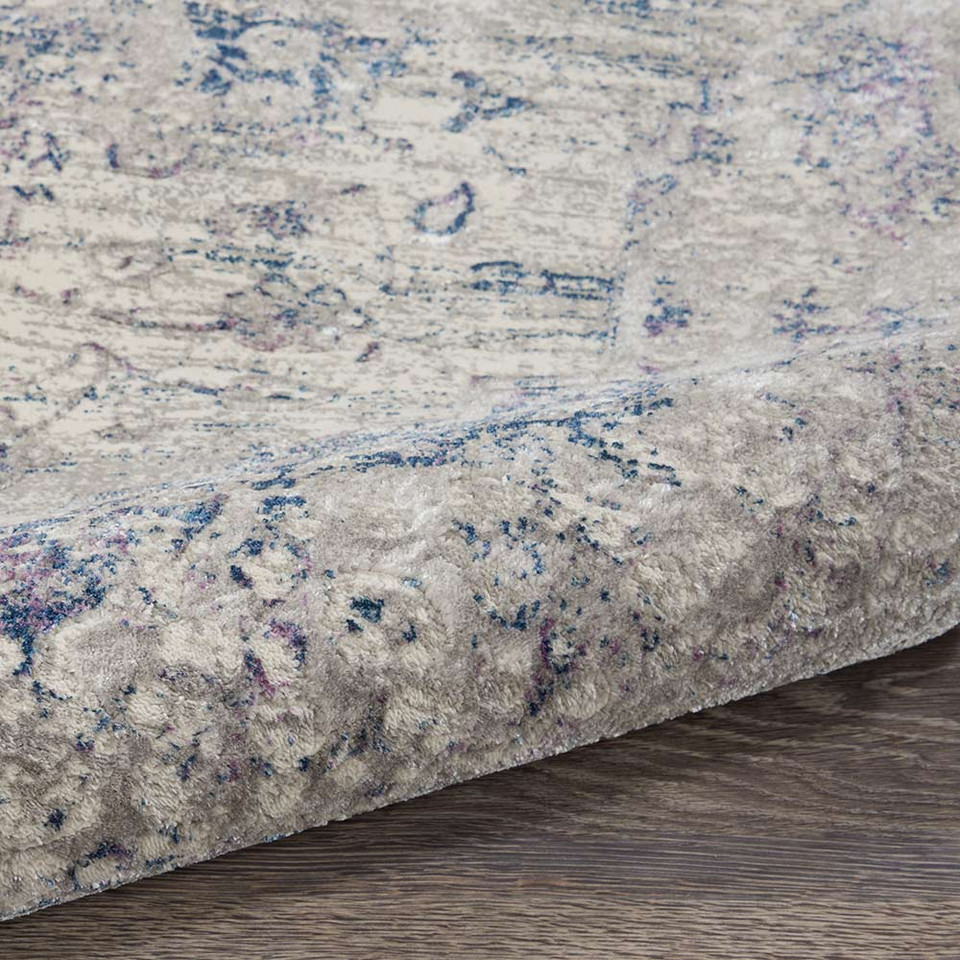 Kathy Ireland Royal Terrace KI44 Beige Blue Rug