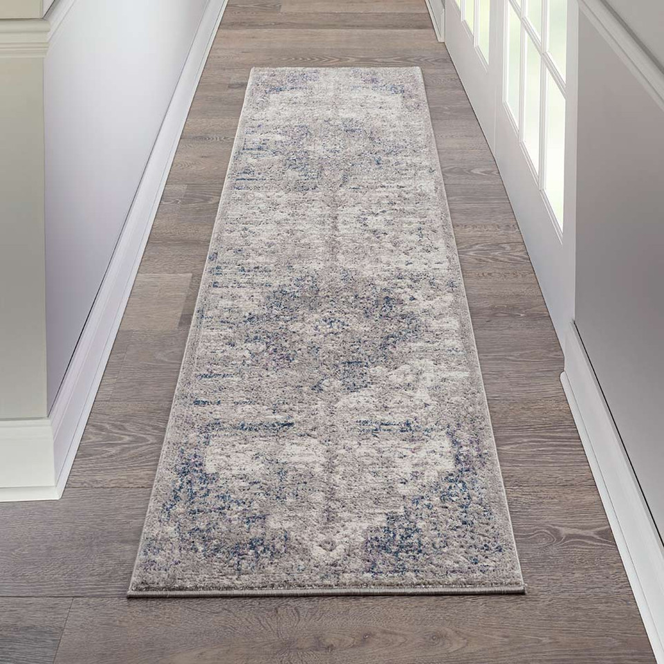 Kathy Ireland Royal Terrace KI44 Beige Blue Rug