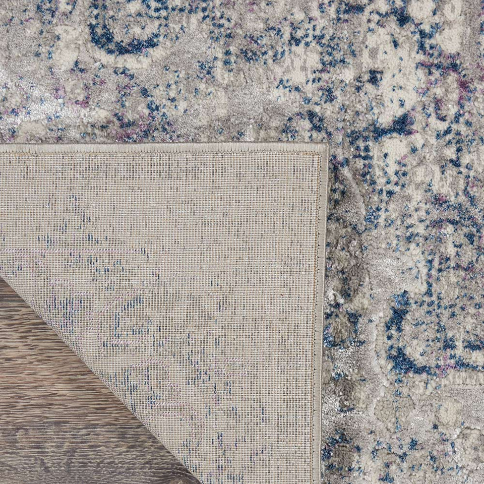 Kathy Ireland Royal Terrace KI44 Beige Blue Rug