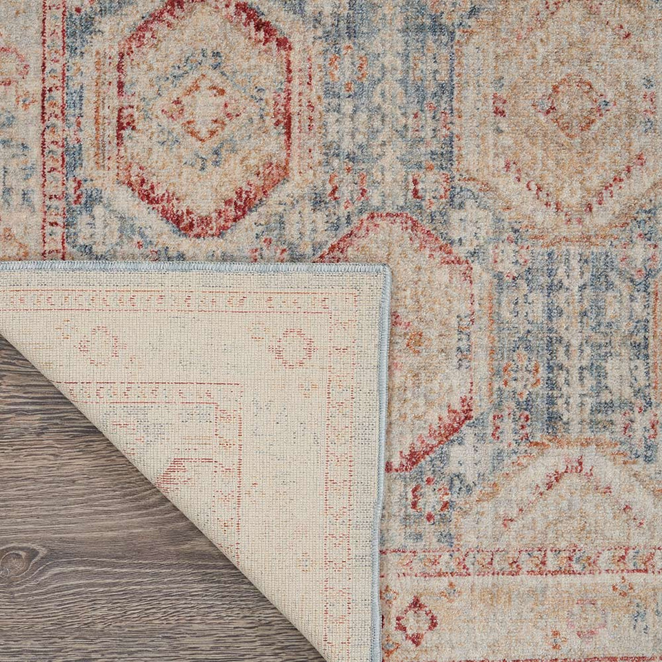 Homestead HMS01 Light Blue Multi Rug