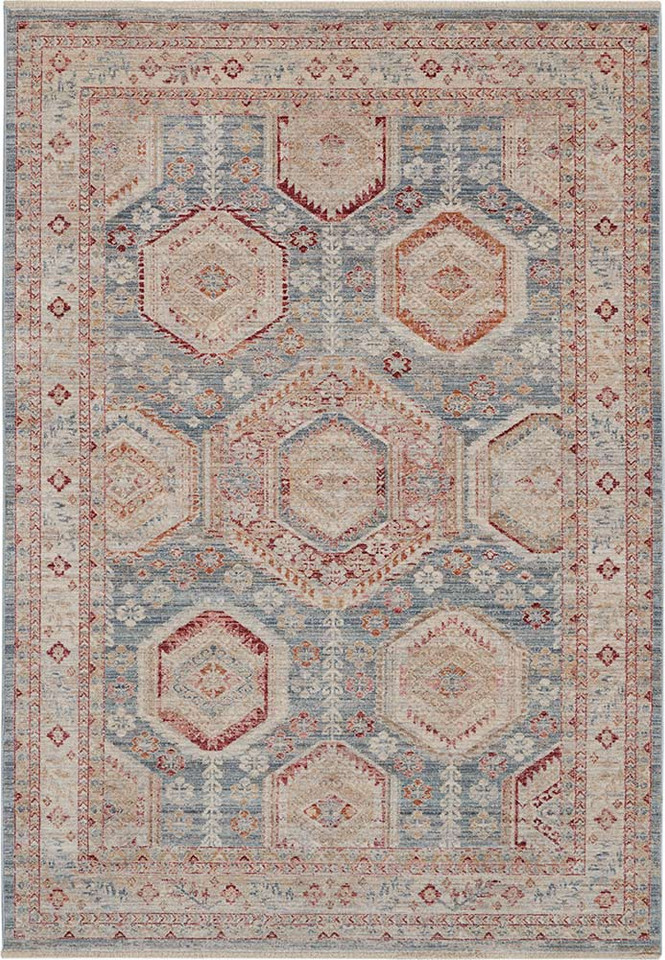 Homestead HMS01 Light Blue Multi Rug