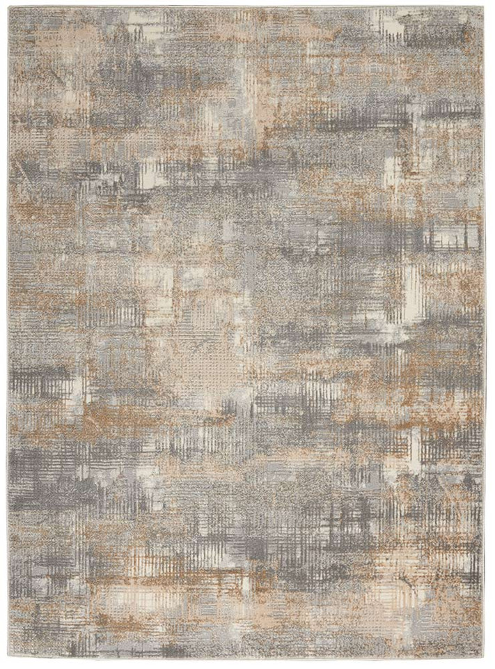 Calvin Klein CK951 Rush Grey Beige Contemporary Rug