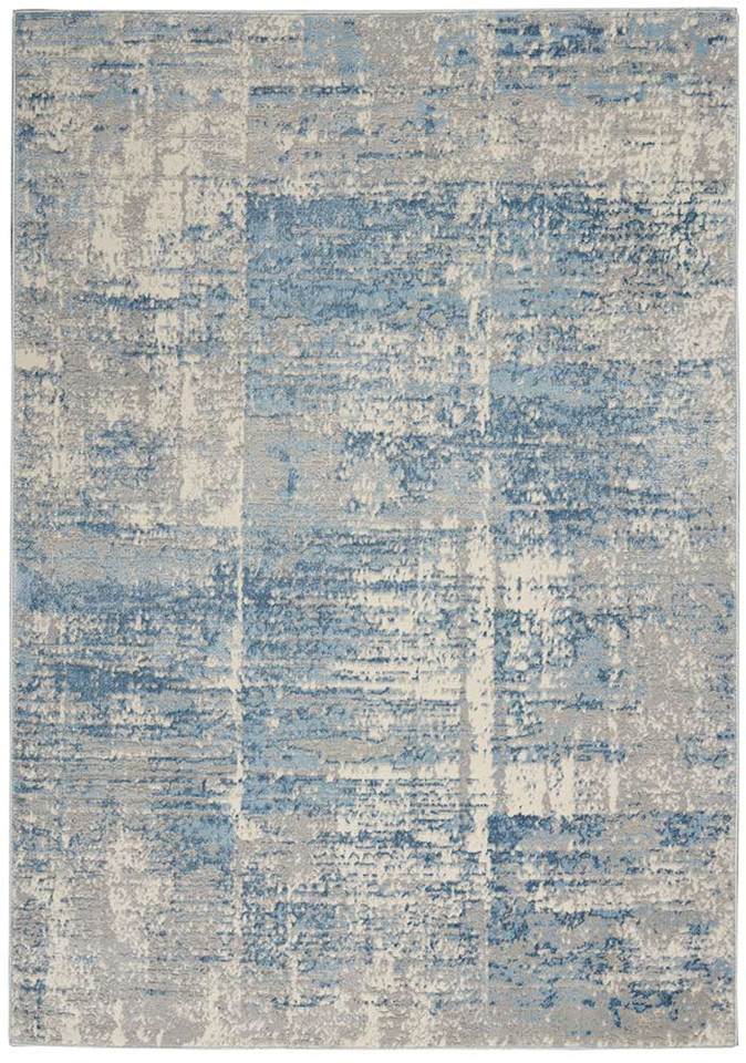 Solace SLA02 Ivory Blue Grey Rug