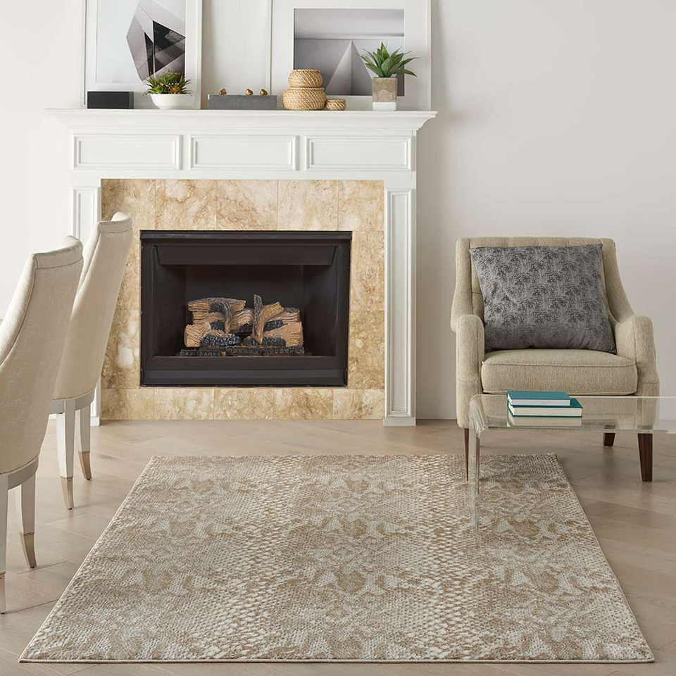 Solace SLA06 Ivory Beige Rug