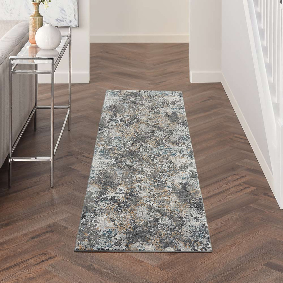 Contemporary Tangra TNR01 Grey Multi Rug
