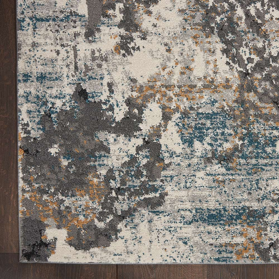 Contemporary Tangra TNR01 Grey Multi Rug