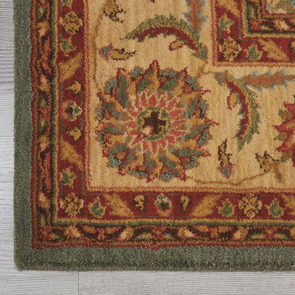On Sale Living Treasures Woolen Rug Aqua LI05 107x168cm