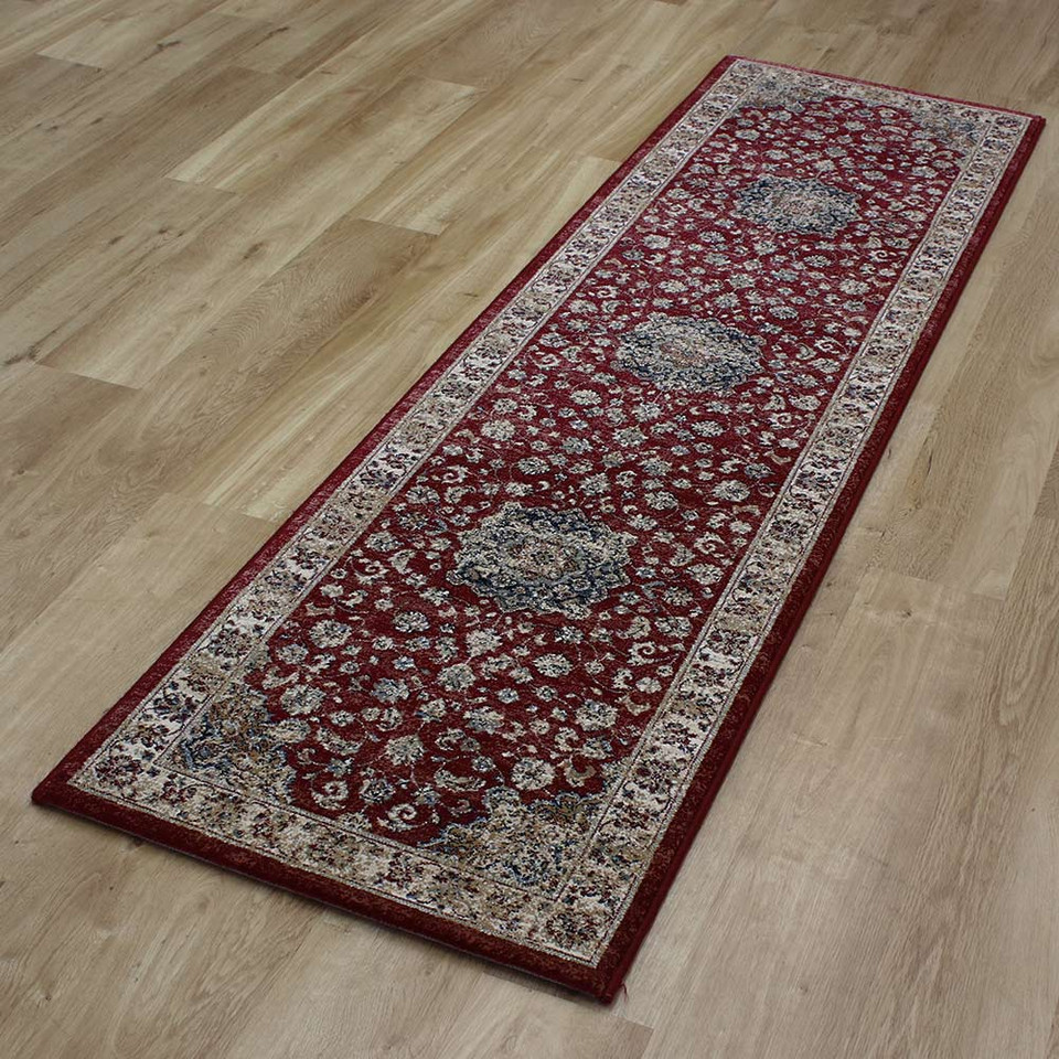 Da Vinci Rug Burgundy Gold 570559 1464 200x200ccm
