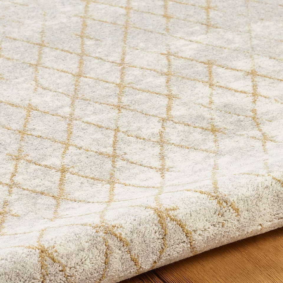 Gold Geometric Rug Chamonix