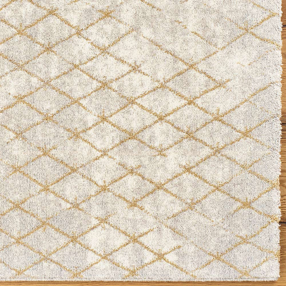 Gold Geometric Rug Chamonix