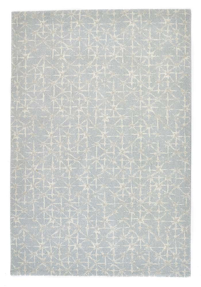 Blue Grey Cream Rug Chamonix
