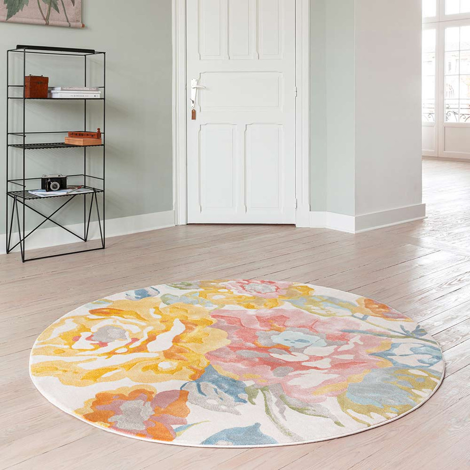 Pink Golden Roses Rug City AK990