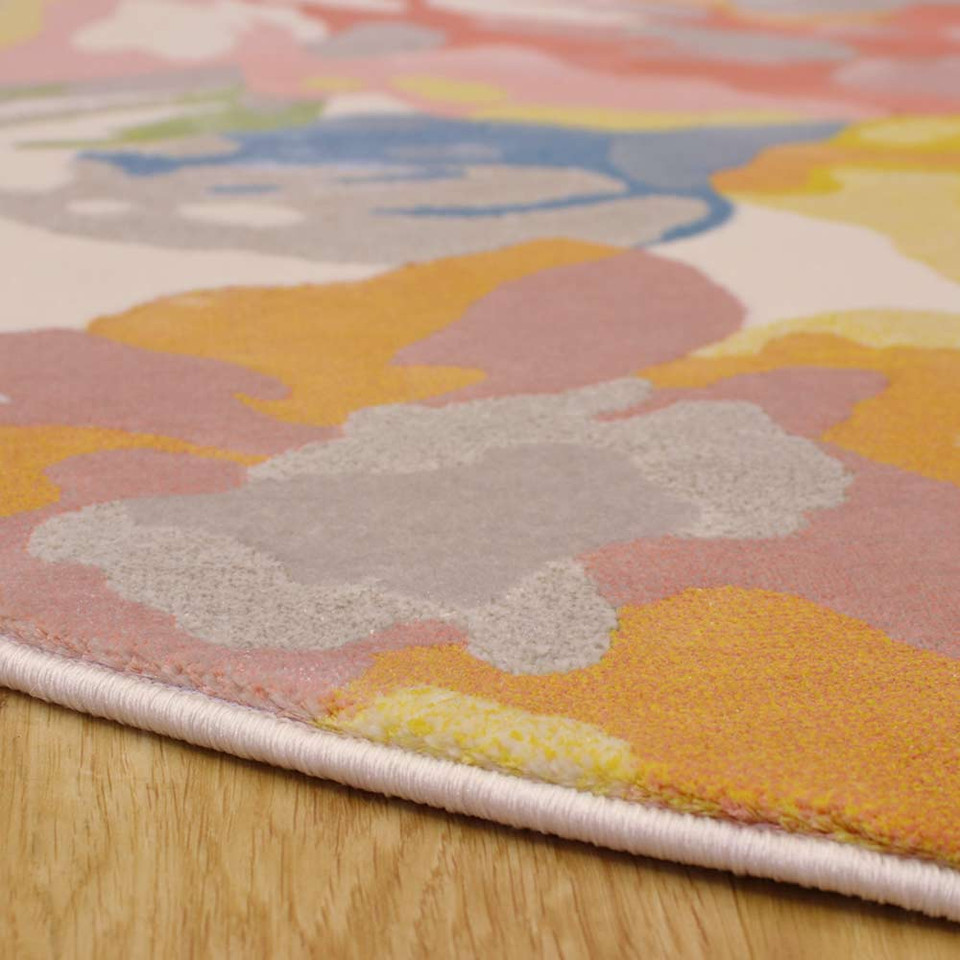 Pink Golden Roses Rug City AK990