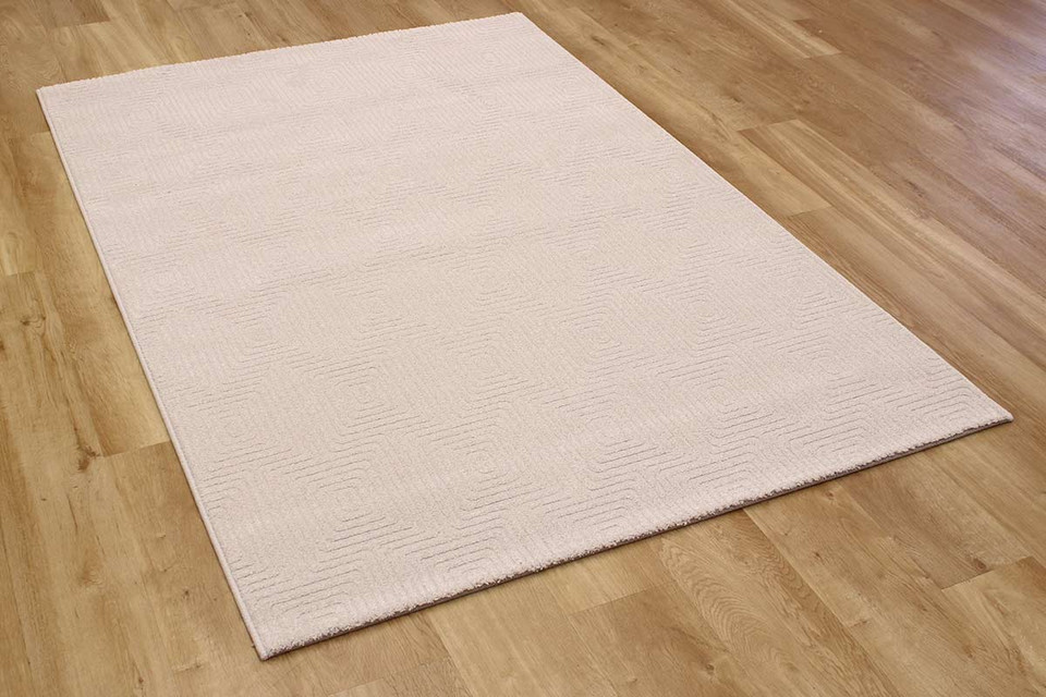 Geo Rug Plain Ivory Geo 09 6161