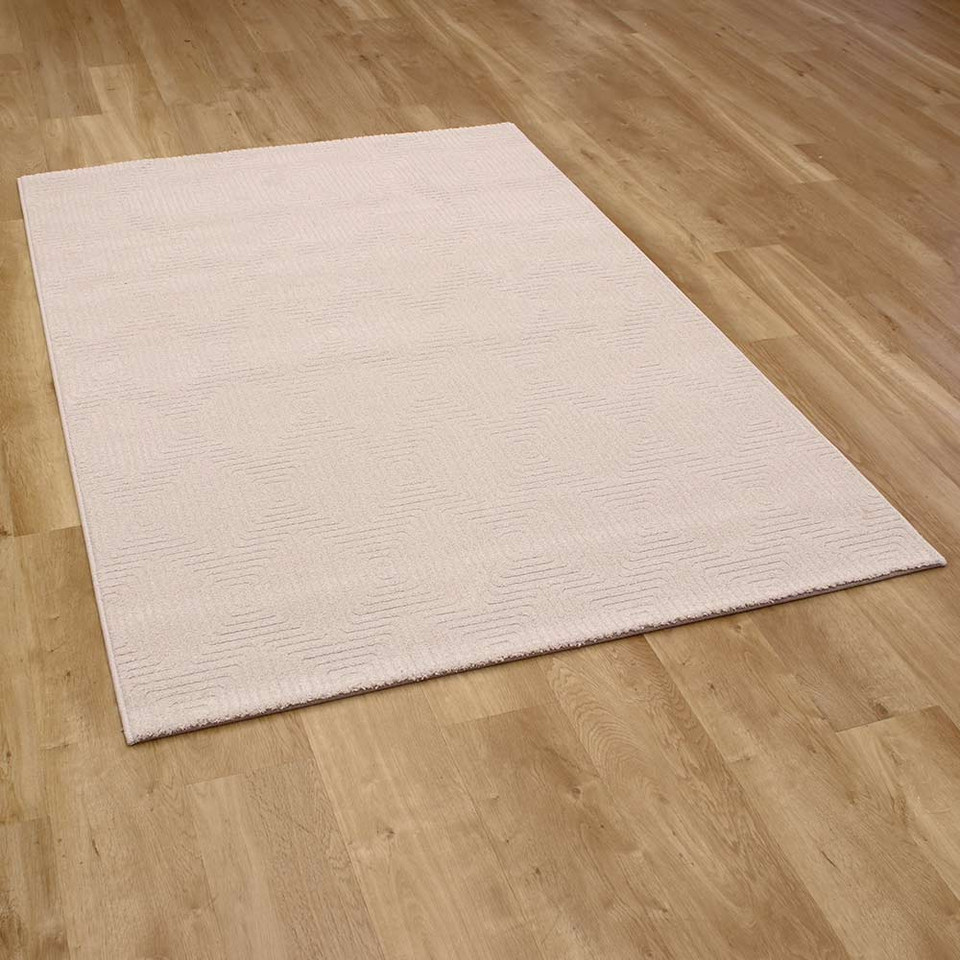 Geo Rug Plain Ivory Geo 09 6161