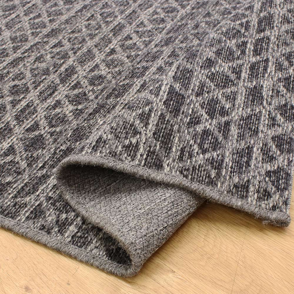 High Line Charcoal Wool Rug 3025 99