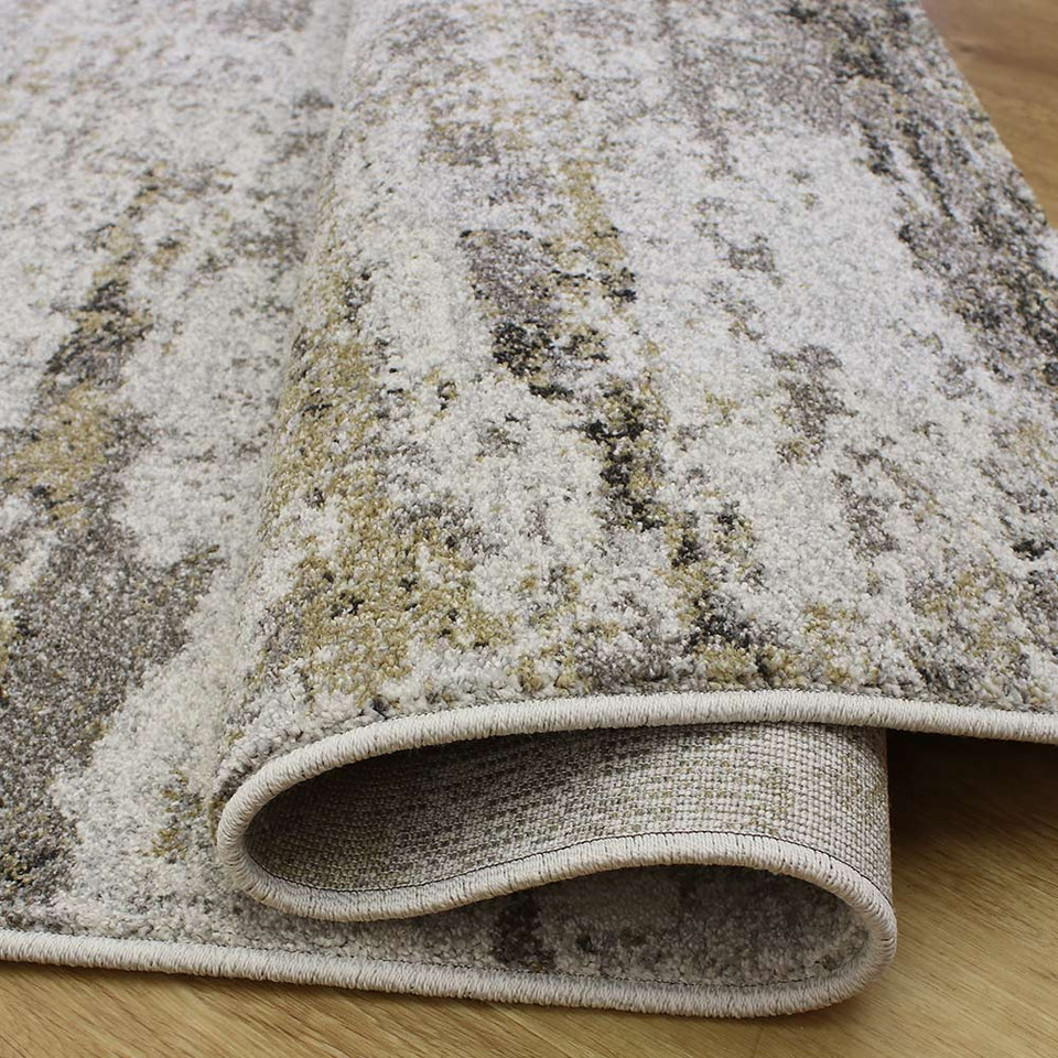 Abstract Rug Liberty Grey Gold 26 6191