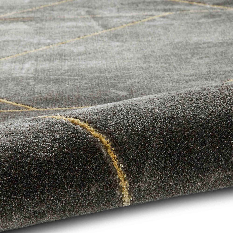 Craft 23486 Dark Grey Gold Rug