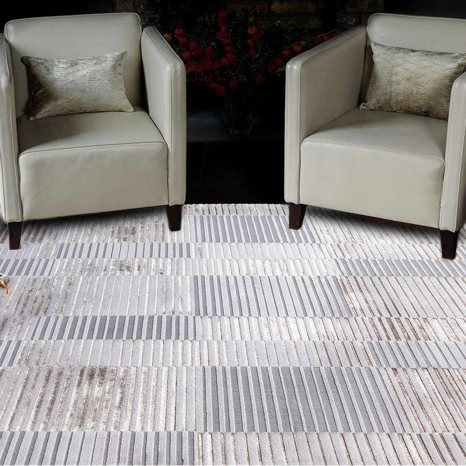 Aurora Rug AU14 Ripple Modern