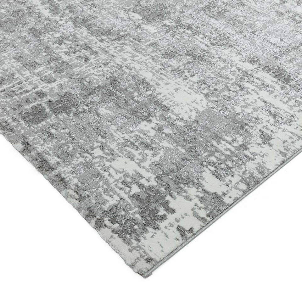 Orion OR05 Abstract Silver Modern Abstract Rug
