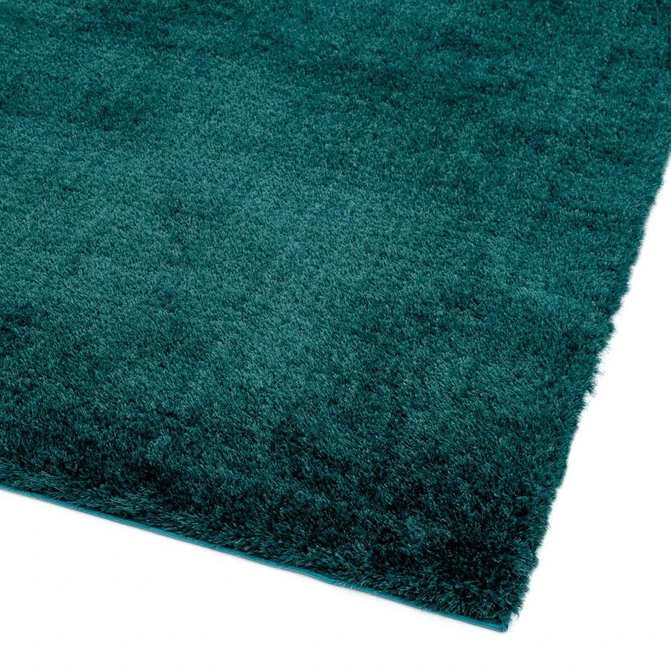 Payton Teal Shaggy Fluffy Rug