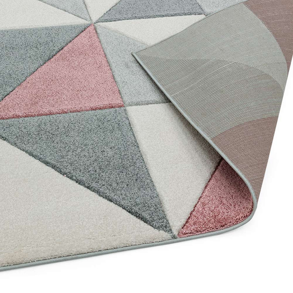 Sketch SK05 Cubic Pink Geometric Rug