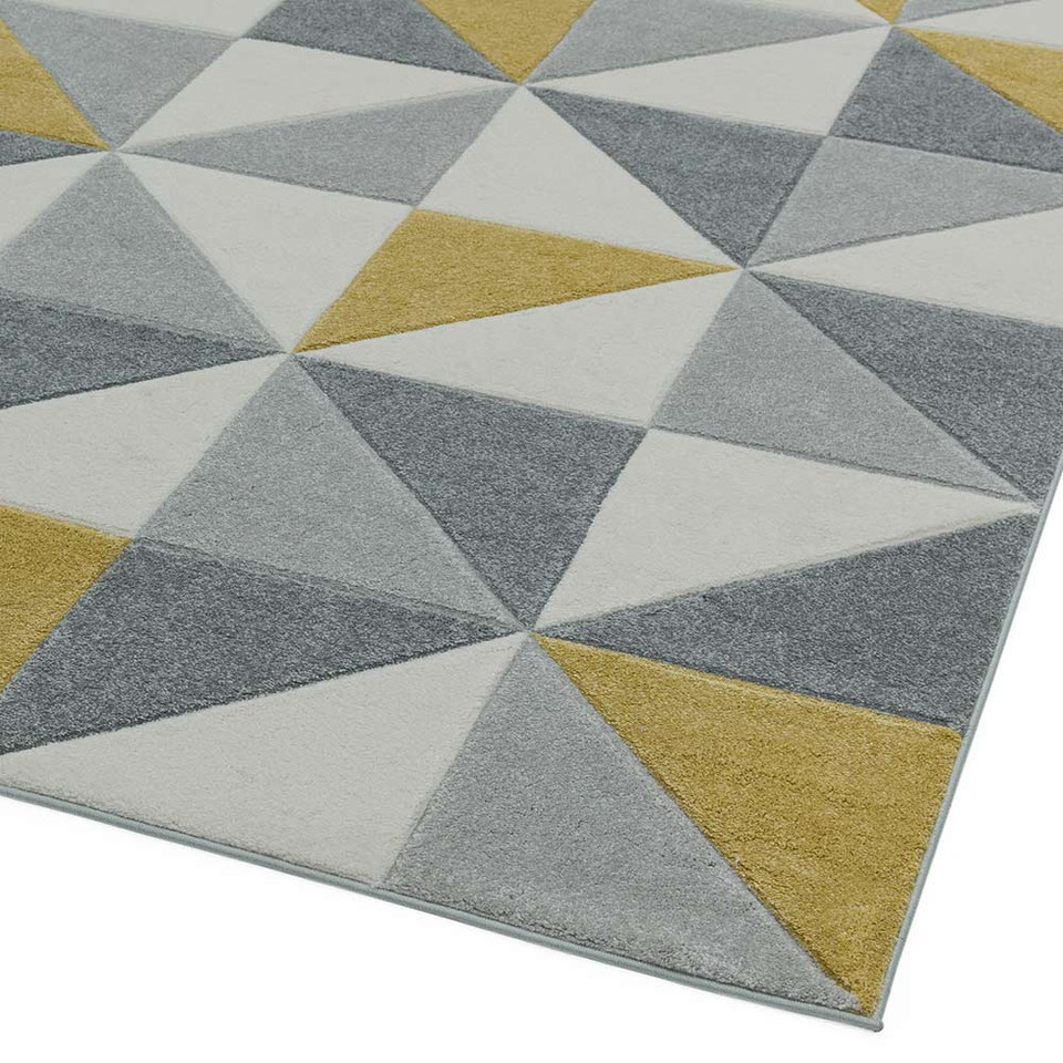 Sketch SK06 Cubic Ochre Geometric Rug