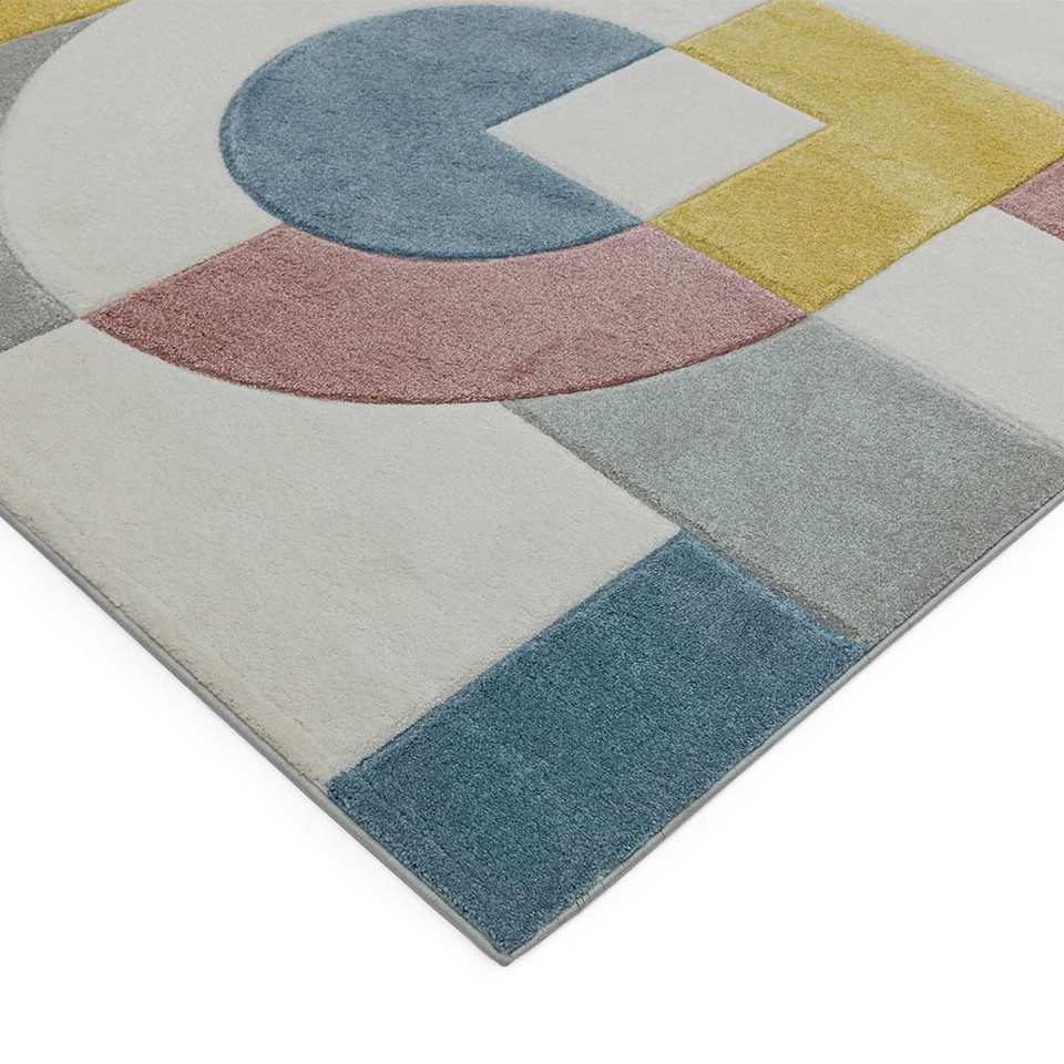 Sketch SK08 Retro Multi Geometric Rug