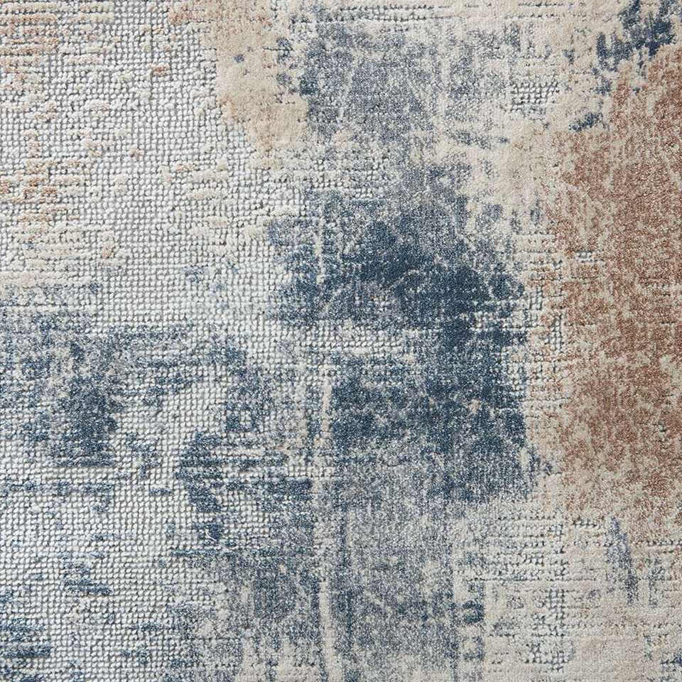 On Sale Rustic Textures RUS02 Beige Grey Abstract Rug 120x180cm