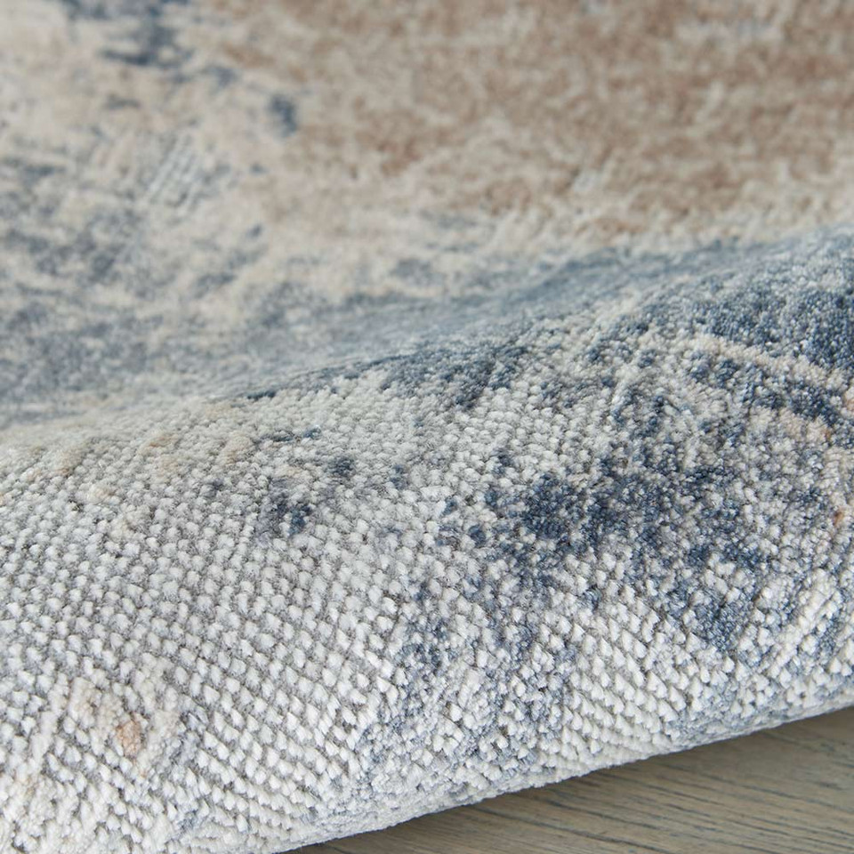 On Sale Rustic Textures RUS02 Beige Grey Abstract Rug 120x180cm