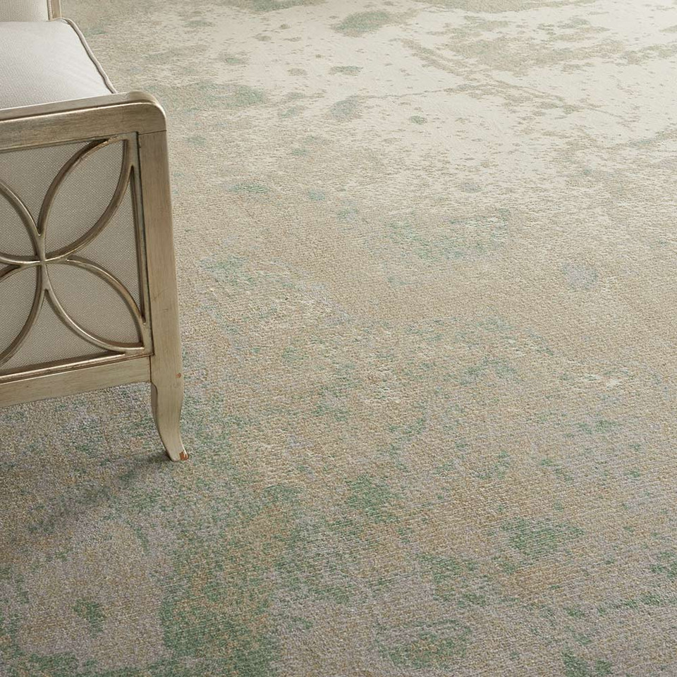 Twilight TWI06 Ivory Green Abstract Rug
