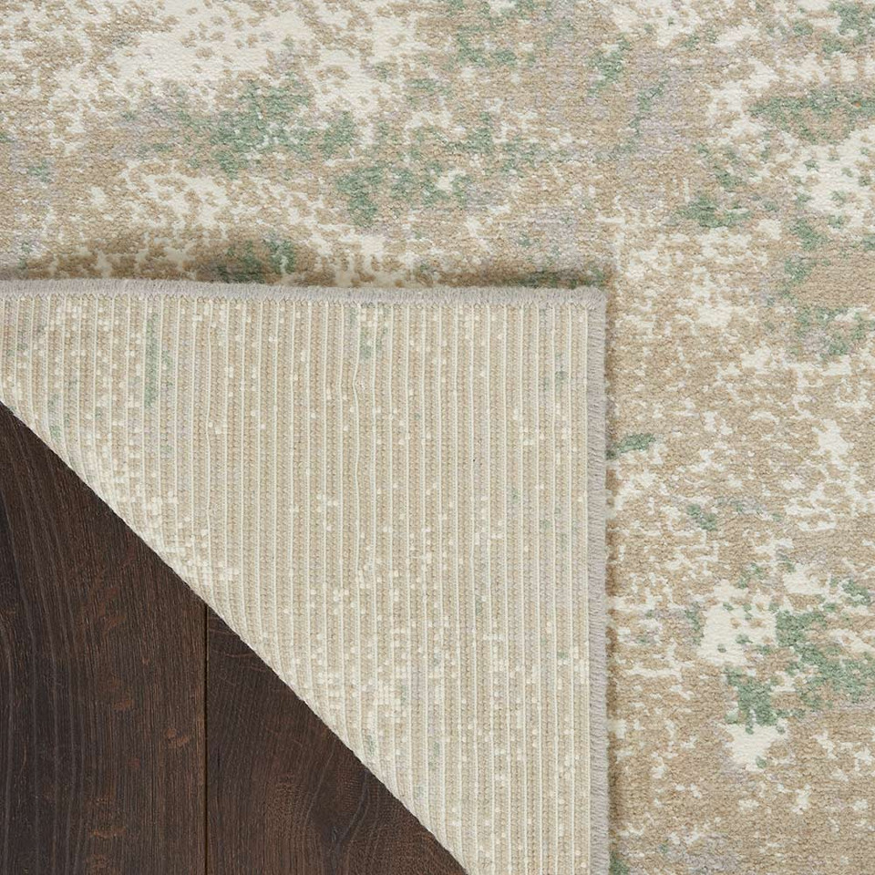 Twilight TWI06 Ivory Green Abstract Rug