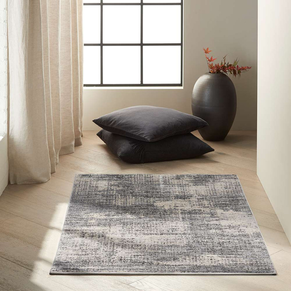 Calvin Klein CK953 Rush Grey Beige Contemporary Rug