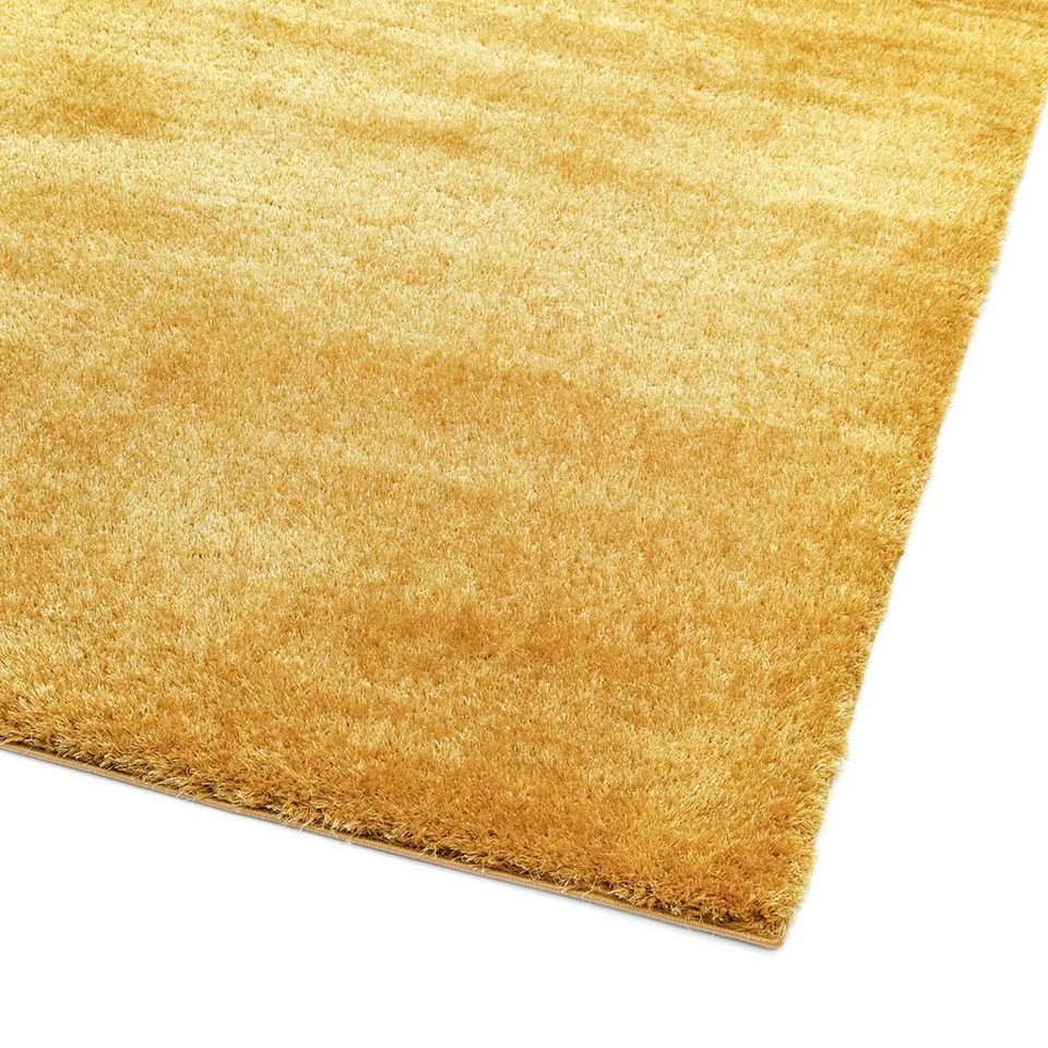 Sale Payton Gold Shaggy Fluffy Rug 120x170