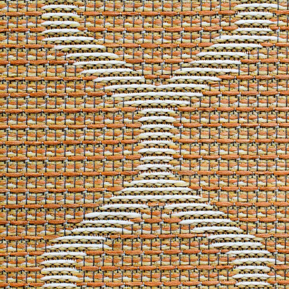 Indoor Outdoor Rug Orange Newquay