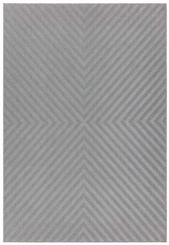 Antibes Outdoor Rug Light Grey Arrow AN07