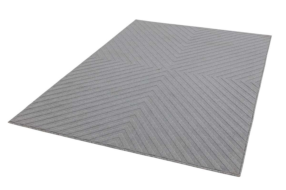 Antibes Outdoor Rug Light Grey Arrow AN07