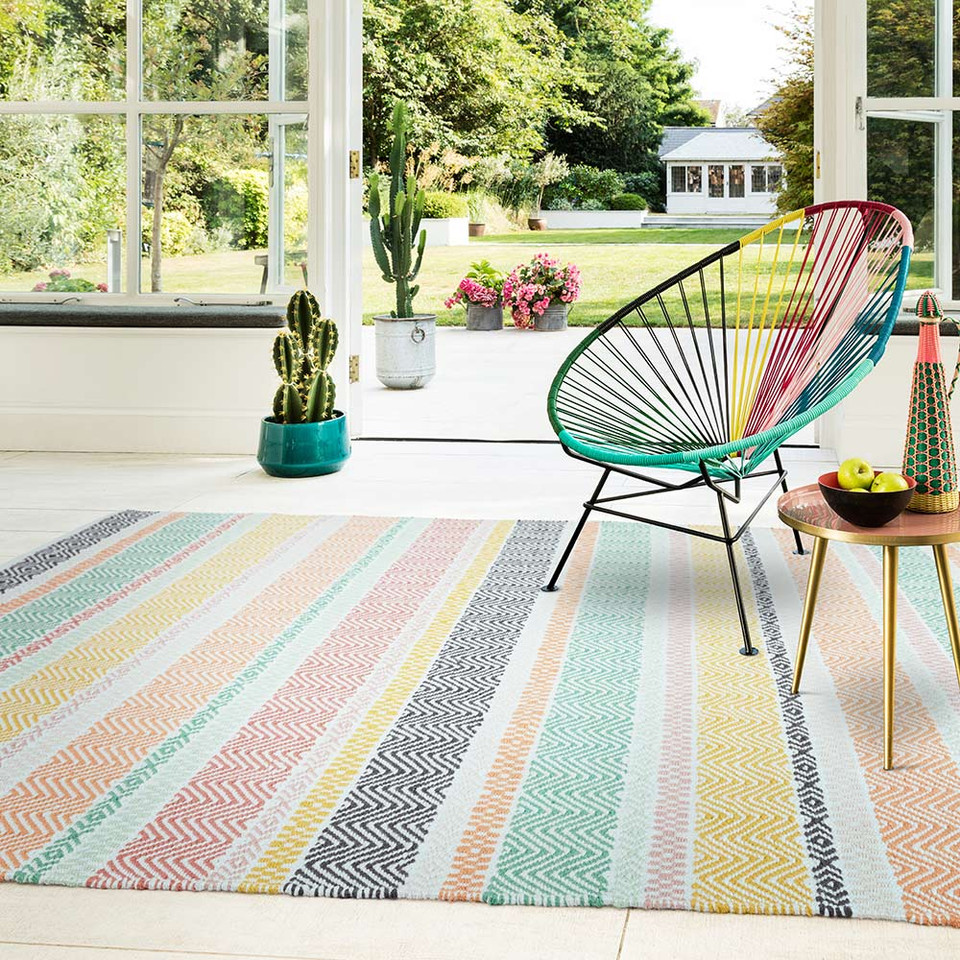 Boardwalk Rug Pastel Multi