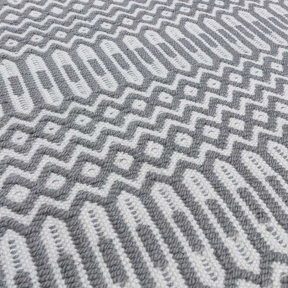 Halsey Reversible Rug Grey