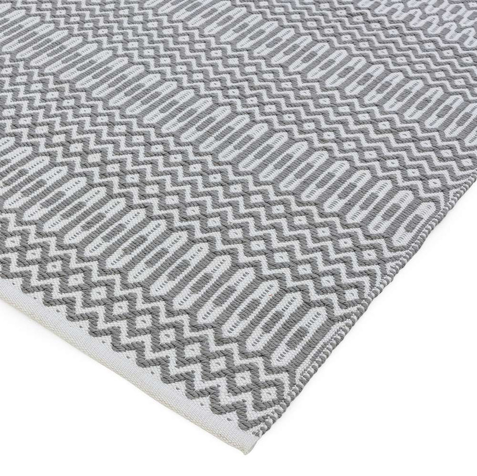 Halsey Reversible Rug Grey