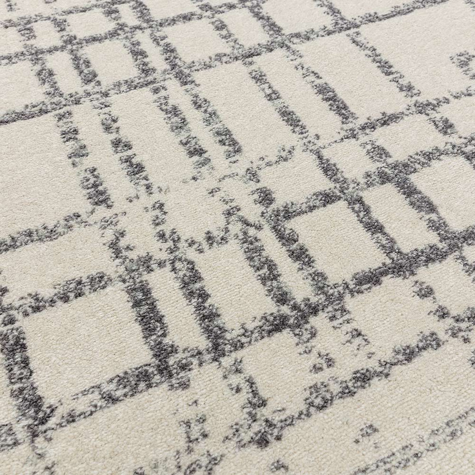 Nova Rug Grid Grey NV31
