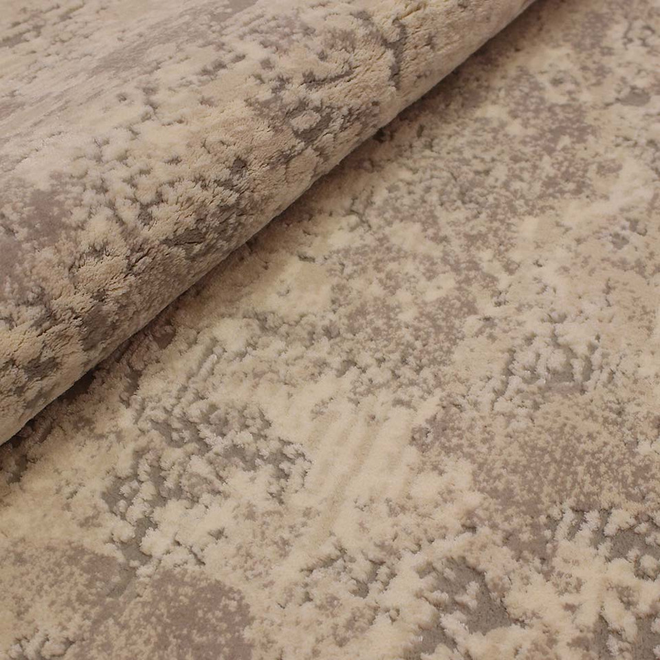 Canyon Pale Cream Grey Rug 6484