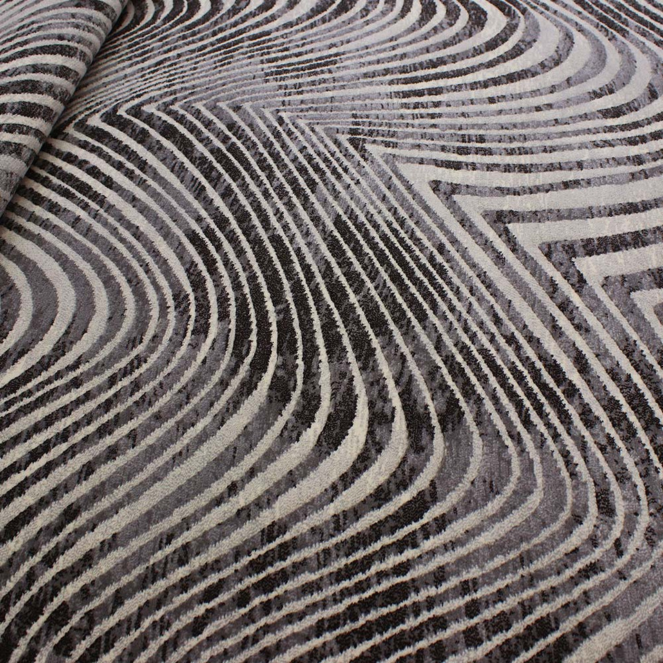 Galleria Zebra Rug Black White Grey Rug