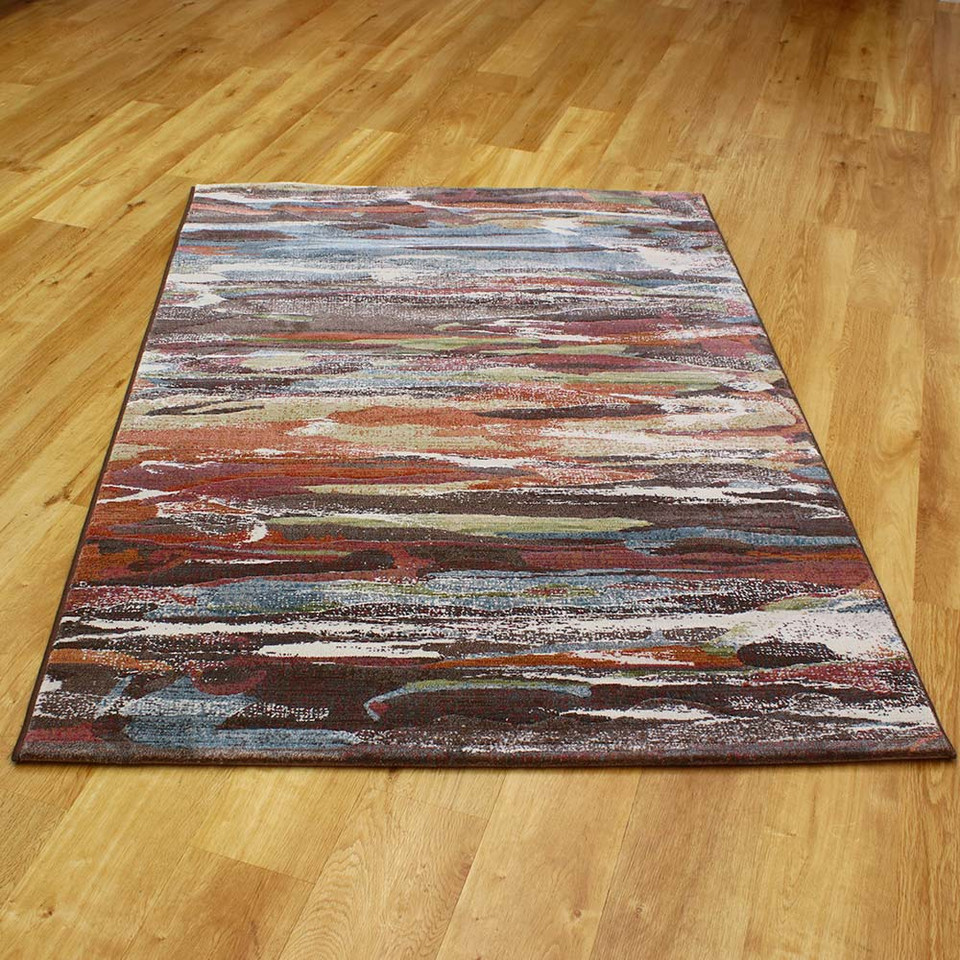 Galleria Multi Modern Stripe Rug