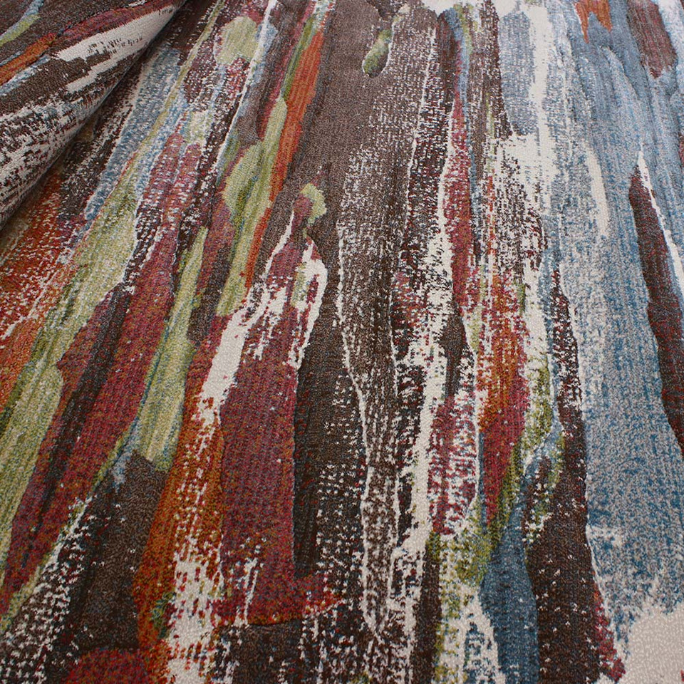Galleria Multi Modern Stripe Rug