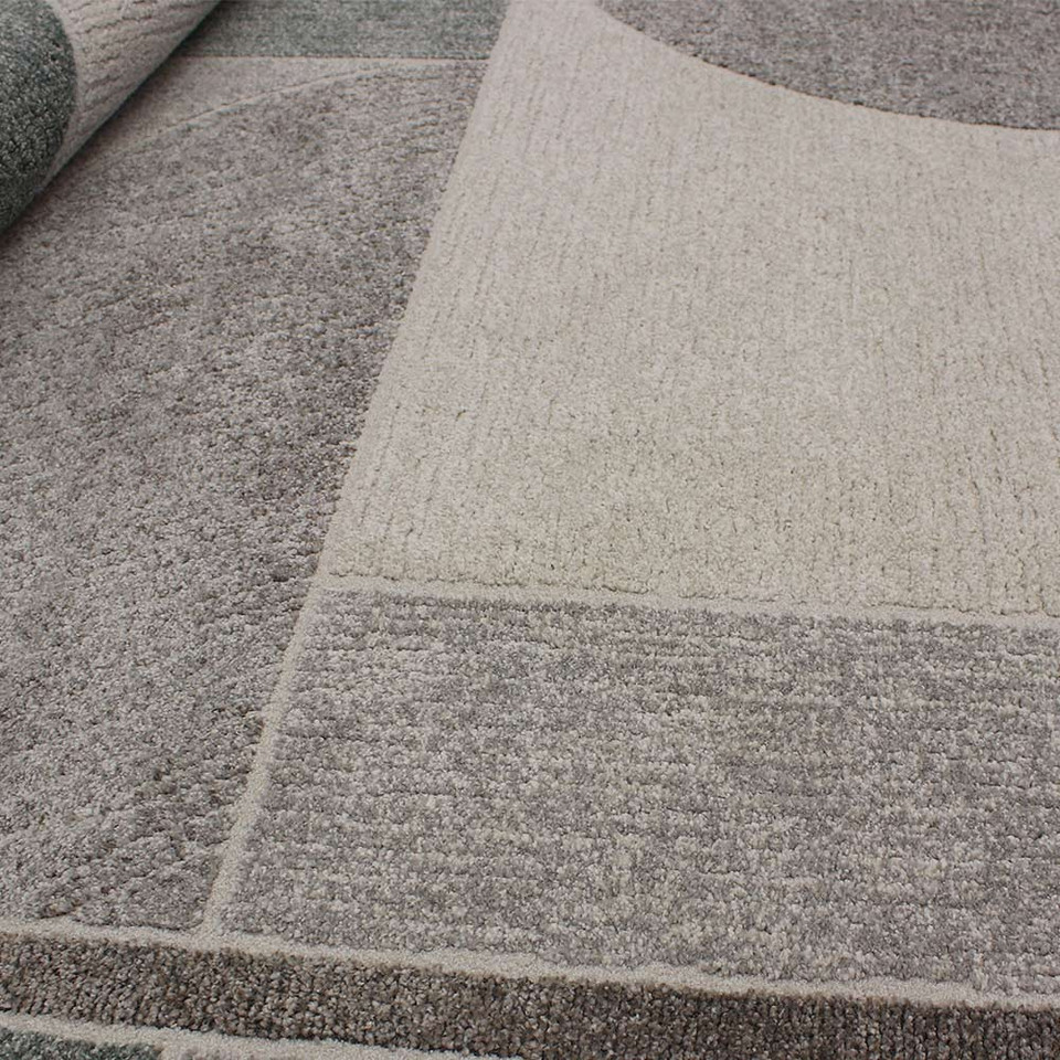 Milano Rug Cream Green 6141