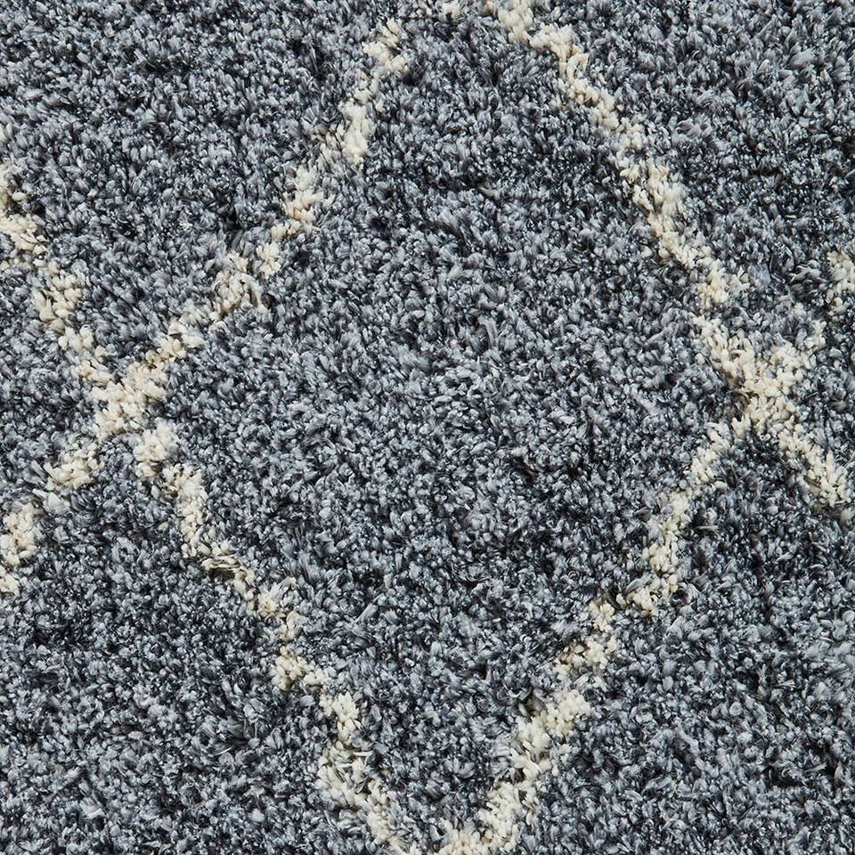 Aspen 1682 Grey Ivory Shaggy Rug